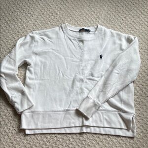 Polo by Ralph Lauren White Crewneck Sweater